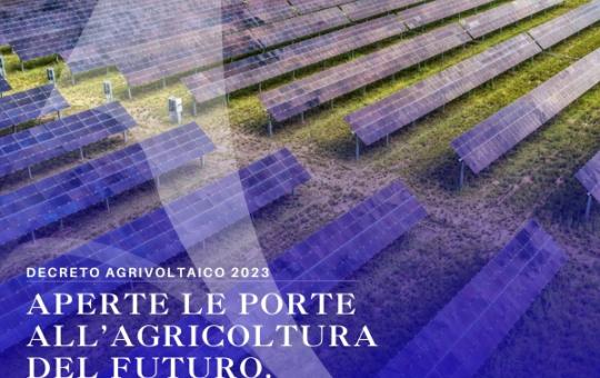 AGRIVOLTAICO D'AVANGUARDIA.