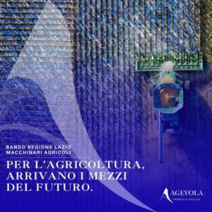 BANDO PNRR PER MACCHINARI AGRICOLI NELLA REGIONE LAZIO.
